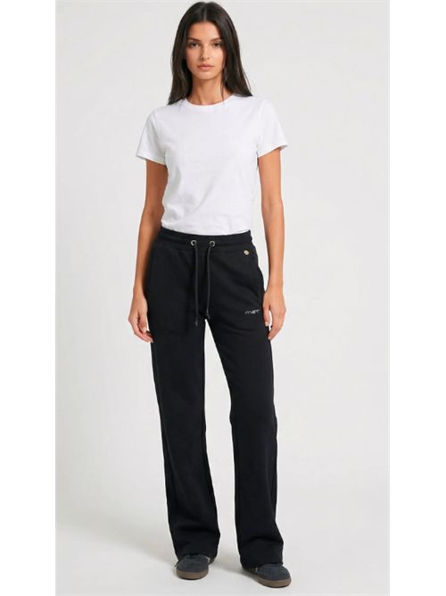 Pantaloni jogging a gamba dritta Met Met | M13 105PTBLACK